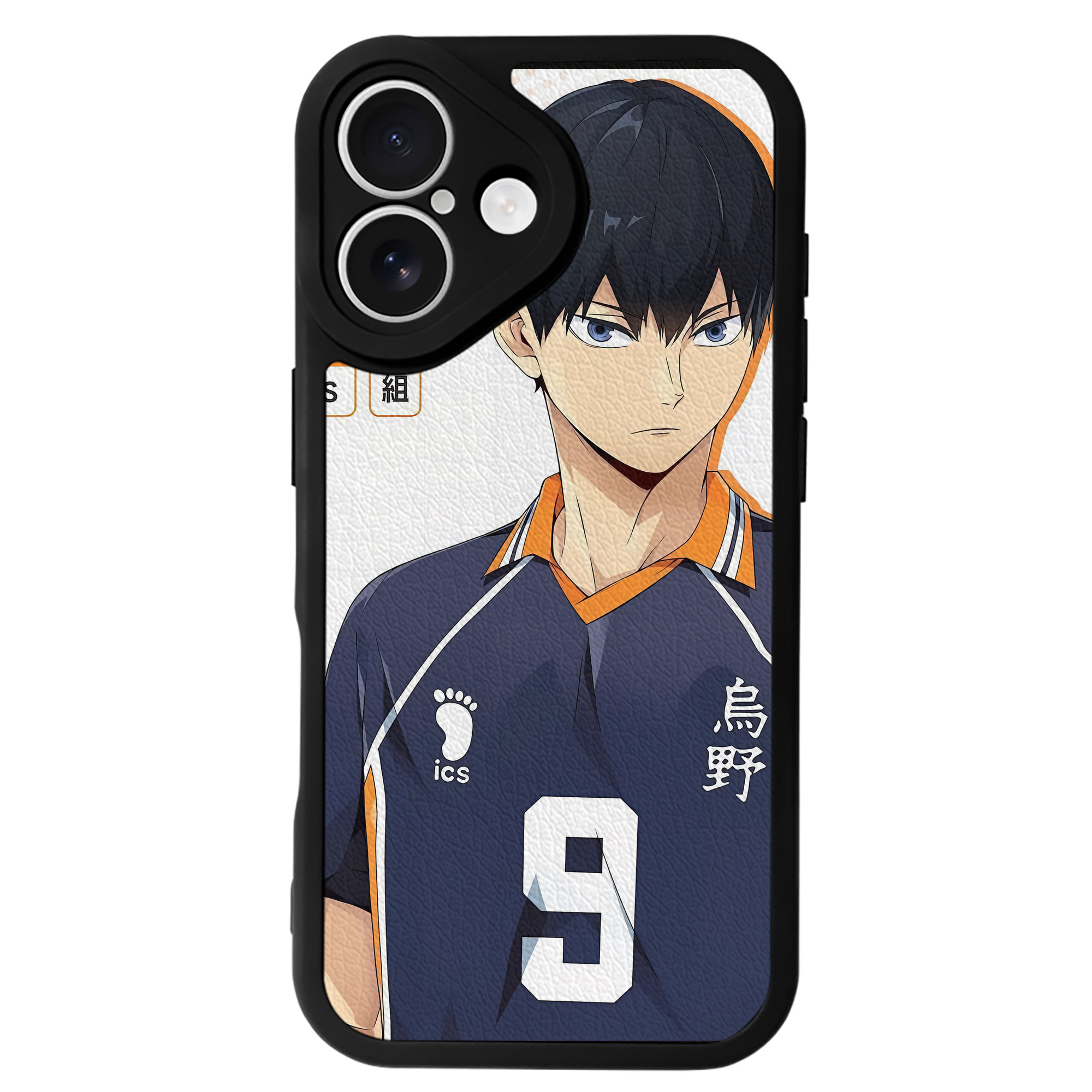 （画像用） ハイキュー!! Haikyu!! 【iPhone 16シリーズ対応】シリコンスマホケース（レザー調） 材質：シリコン
